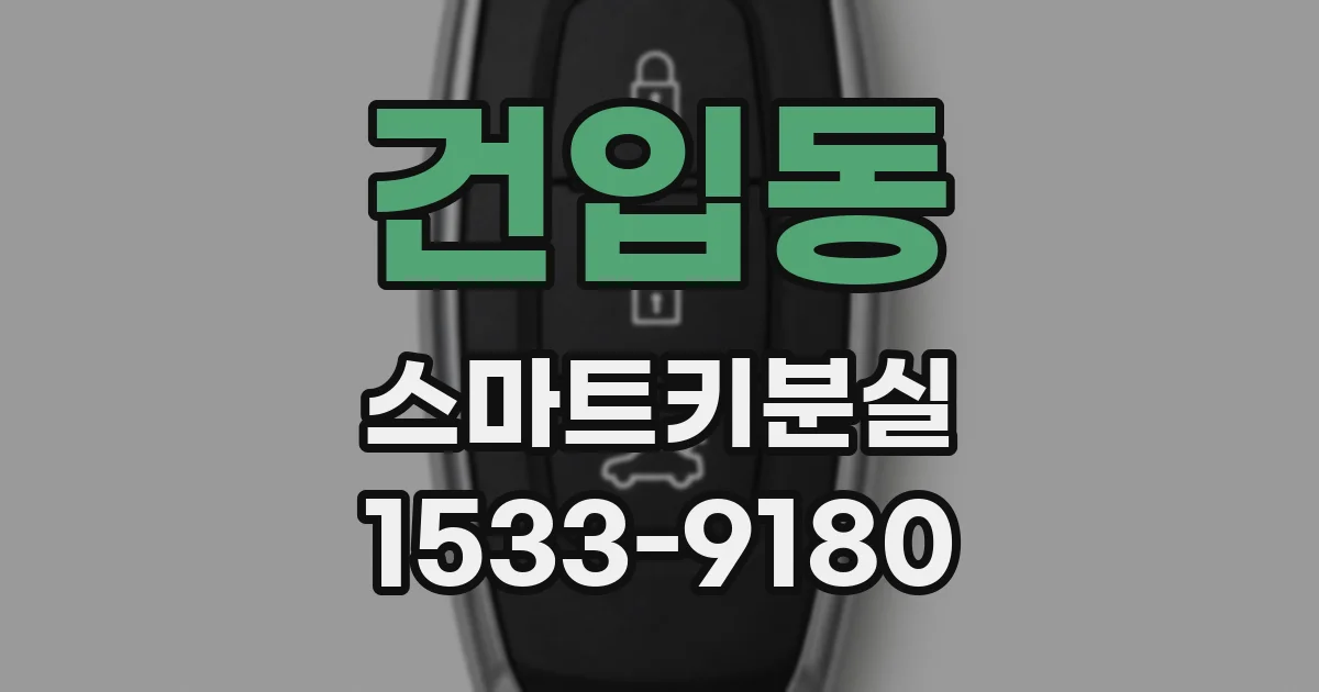 건입동 스마트키분실