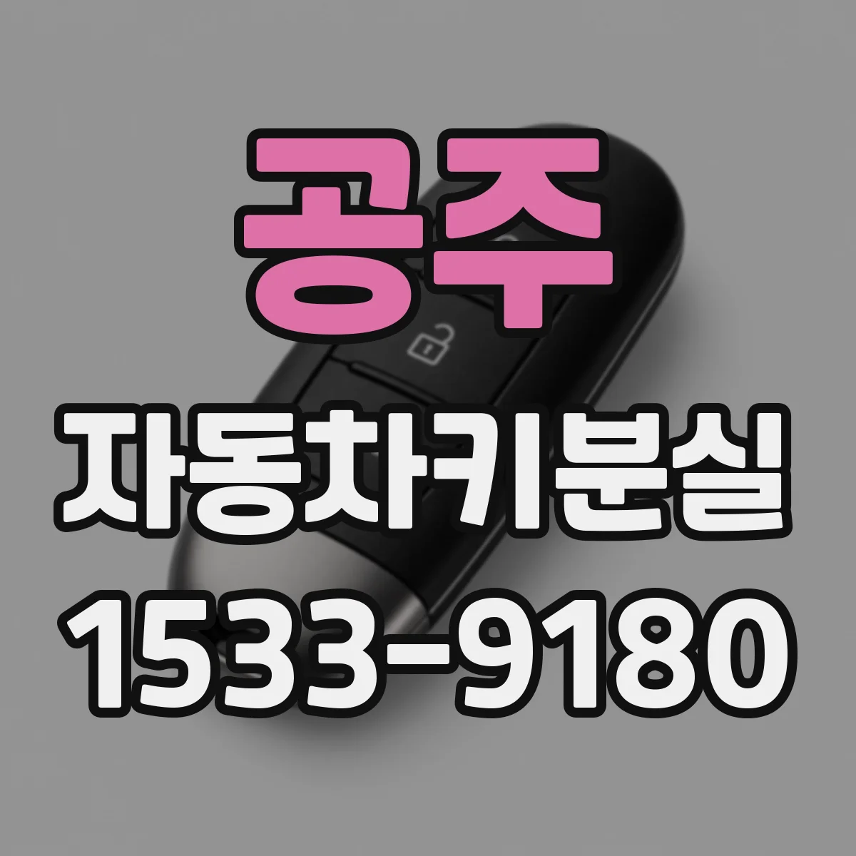 공주 자동차키분실