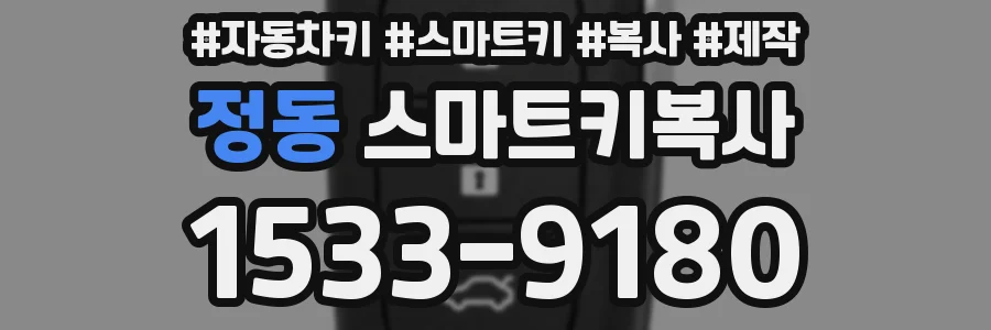 정동 스마트키복사