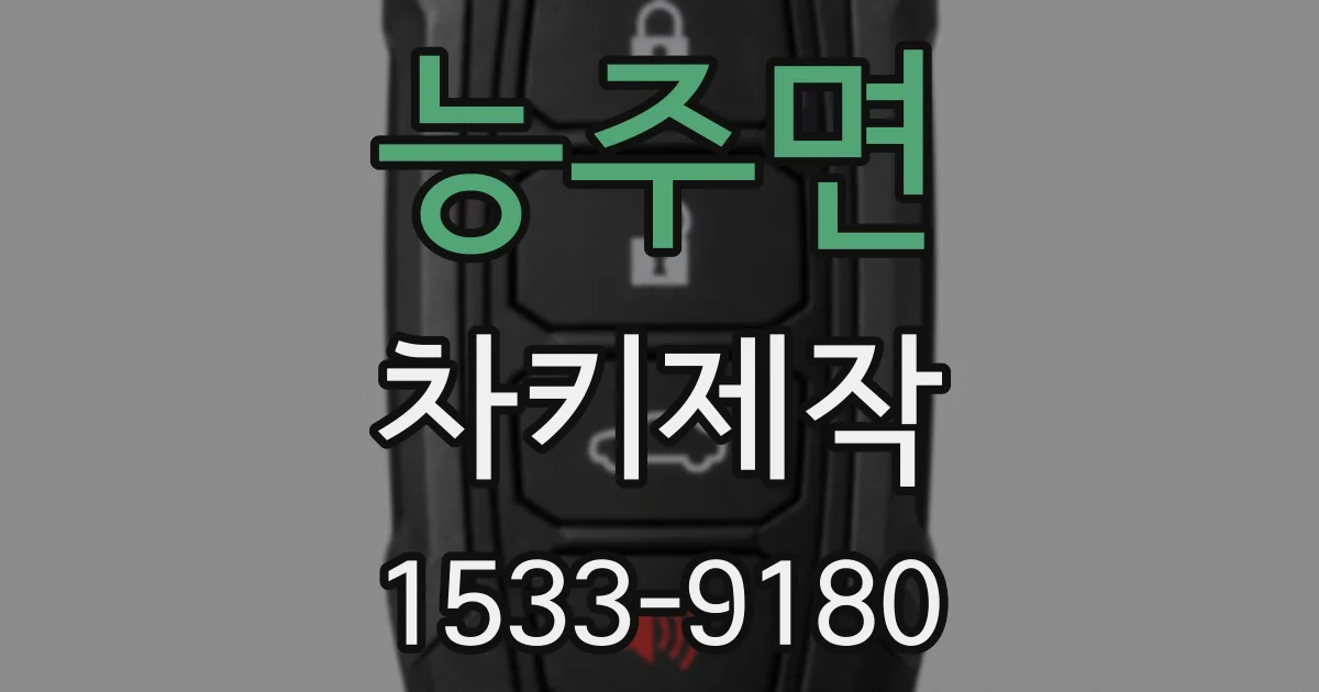 능주면 차키제작