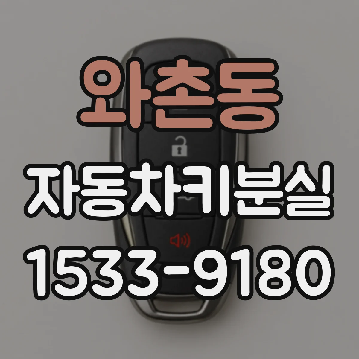 와촌동 자동차키분실