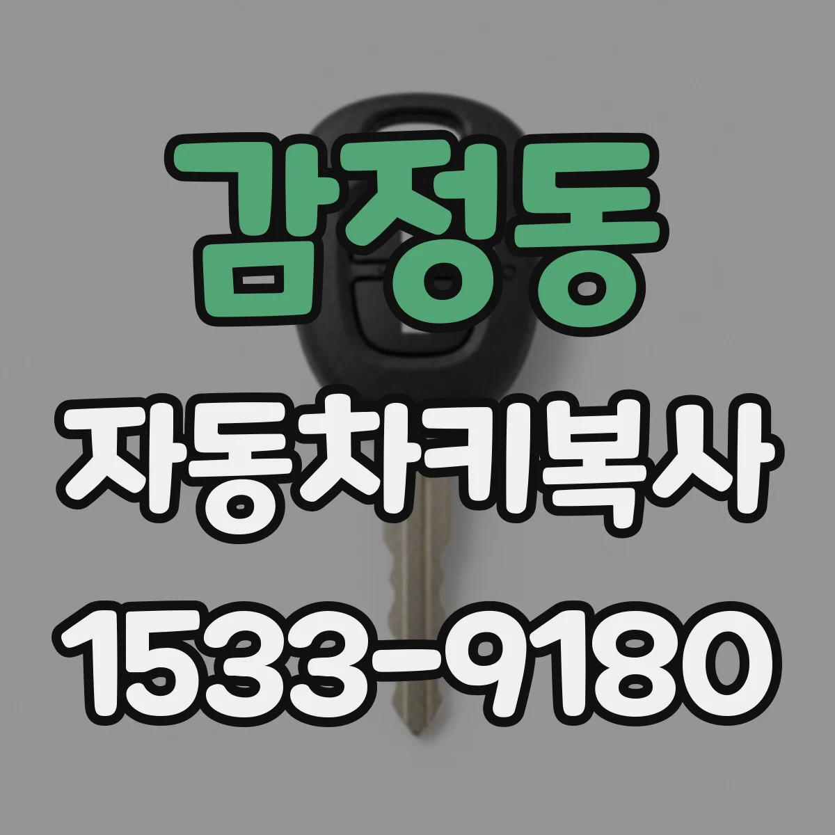 감정동 자동차키복사