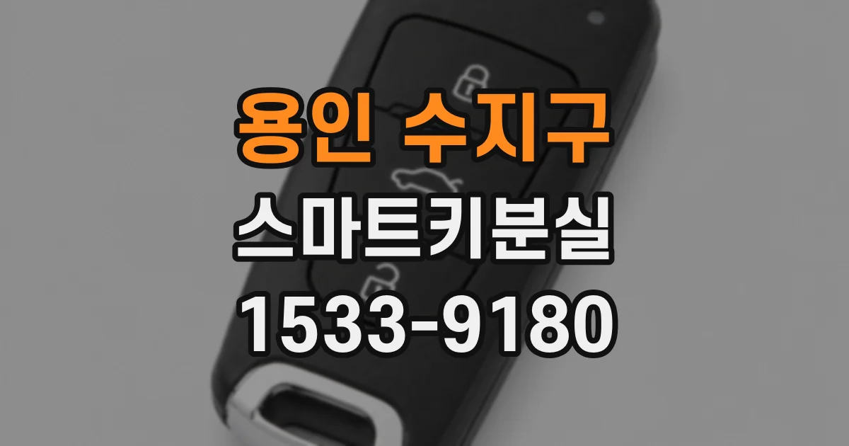 용인 수지구 스마트키분실