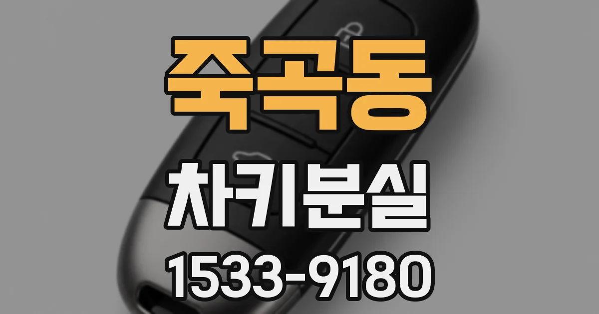 죽곡동 차키분실