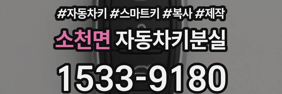 소천면 자동차키분실