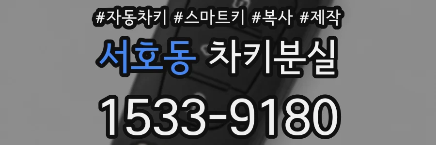 서호동 차키분실