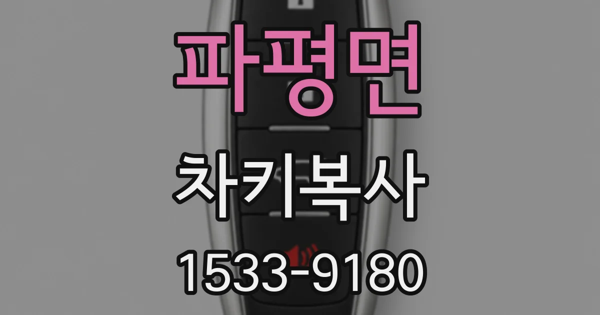 파평면 차키복사