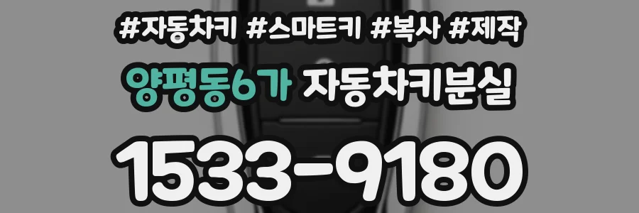 양평동6가 자동차키분실