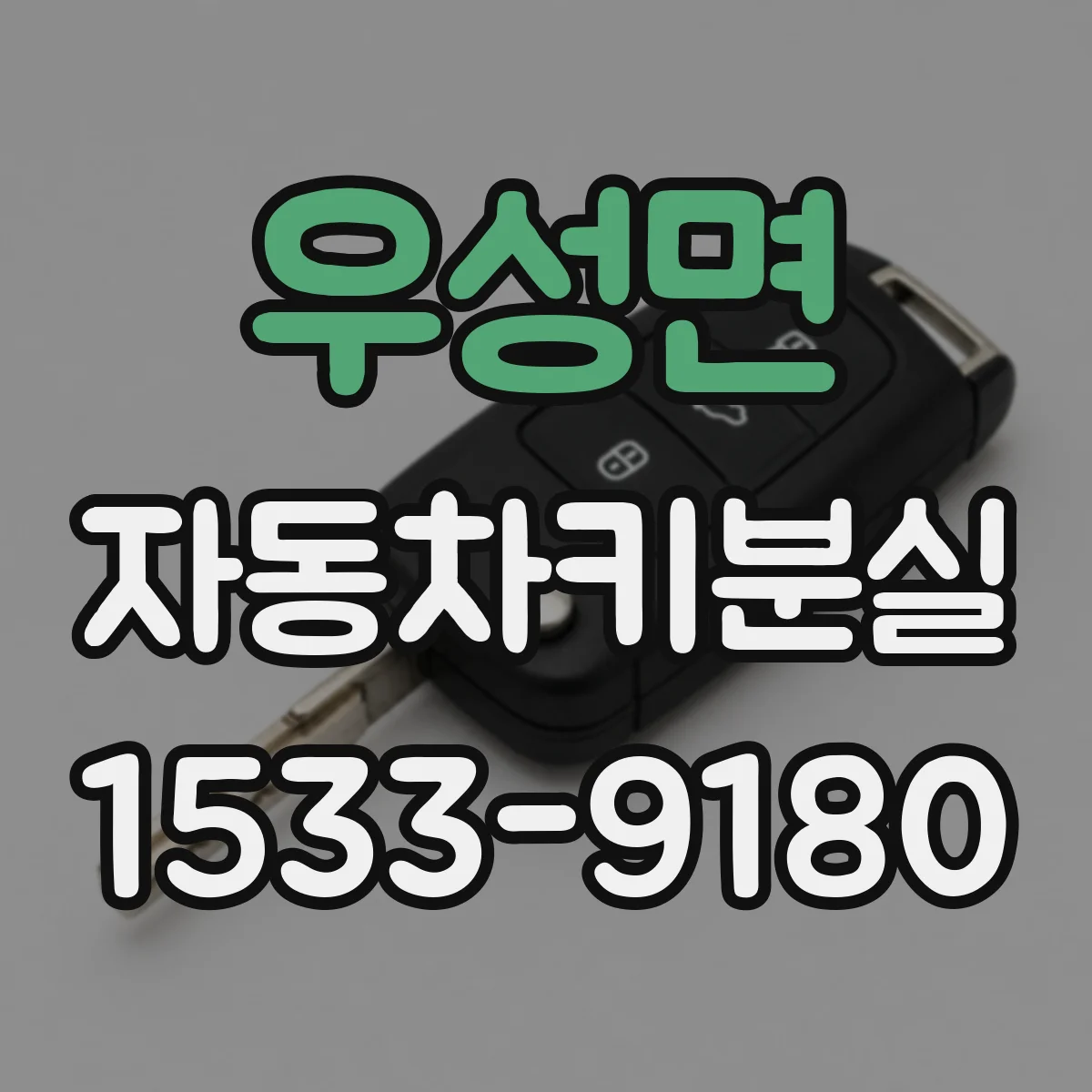 우성면 자동차키분실