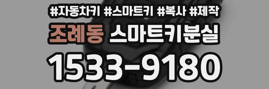 조례동 스마트키분실