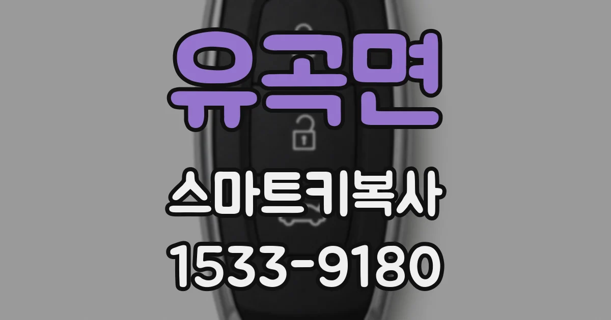 유곡면 스마트키복사
