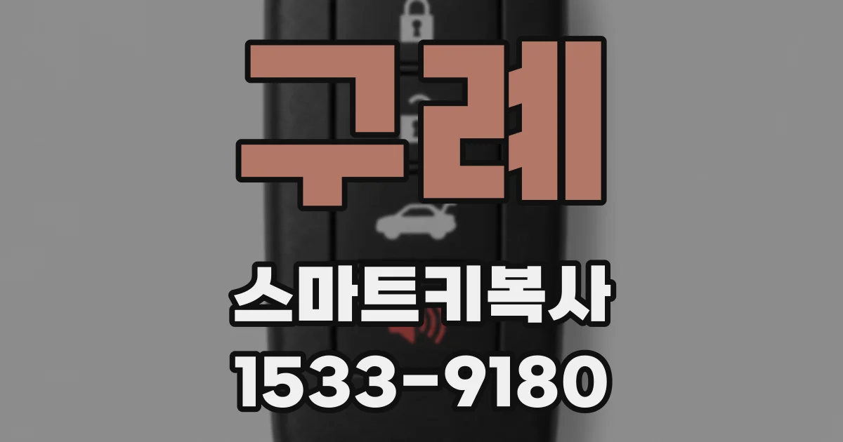 구례 스마트키복사