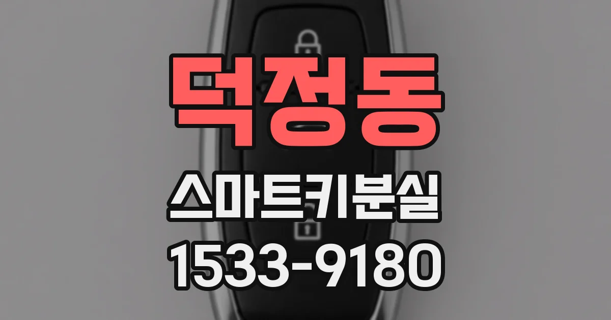 덕정동 스마트키분실