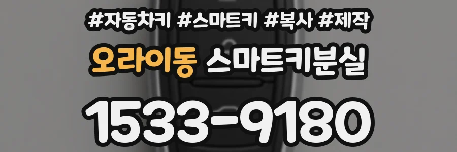 오라이동 스마트키분실