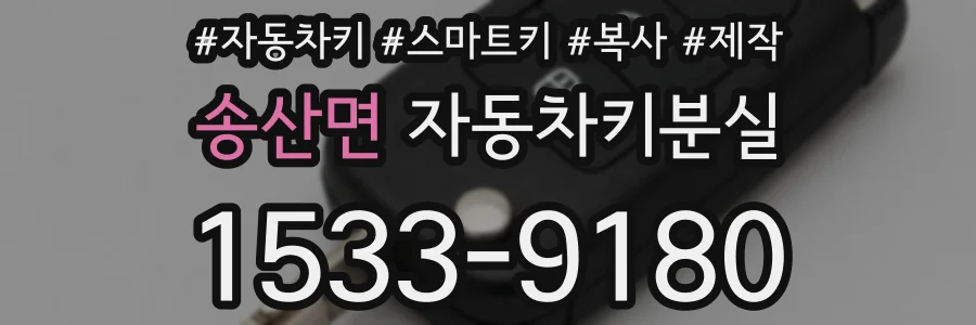 송산면 자동차키분실
