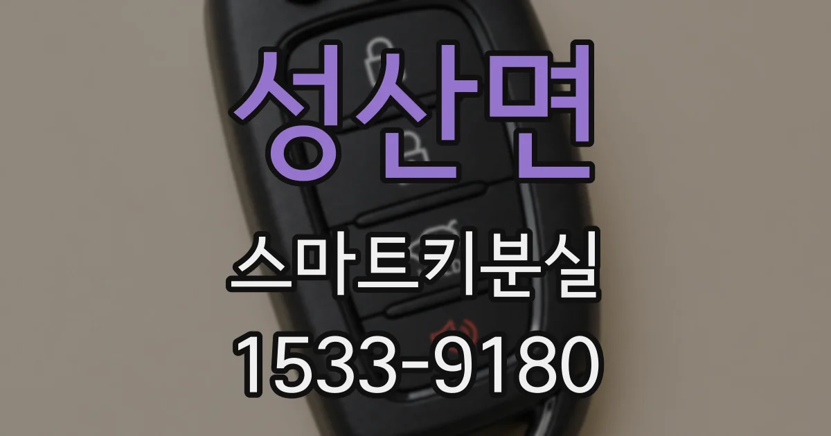 성산면 스마트키분실