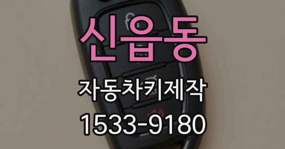 신읍동 자동차키제작