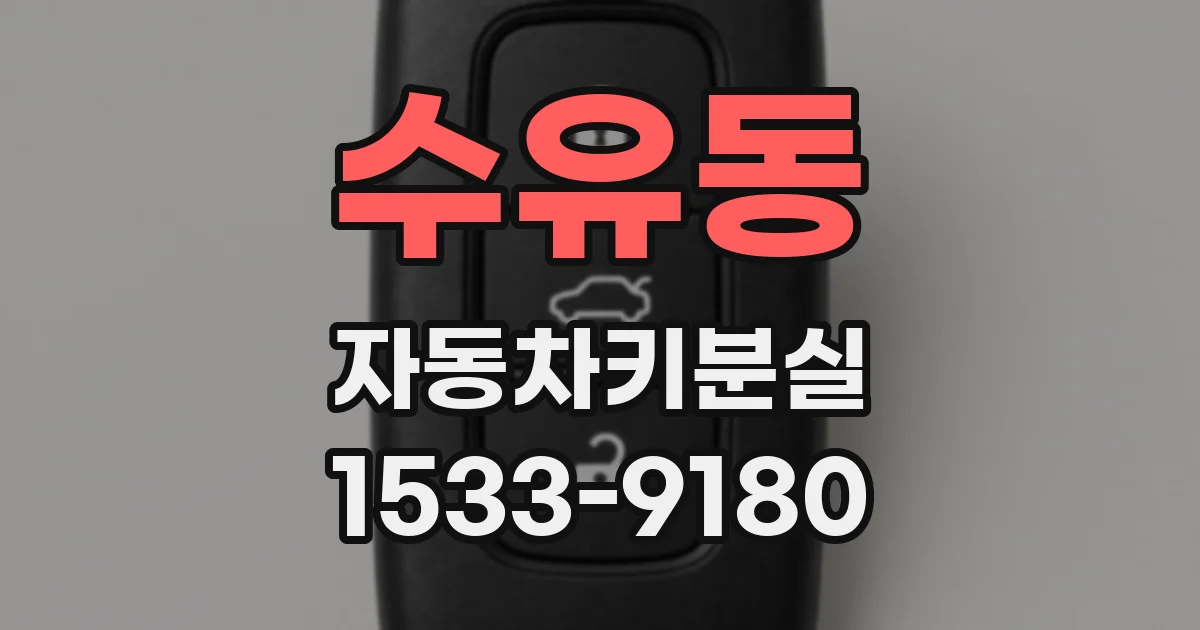 수유동 자동차키분실
