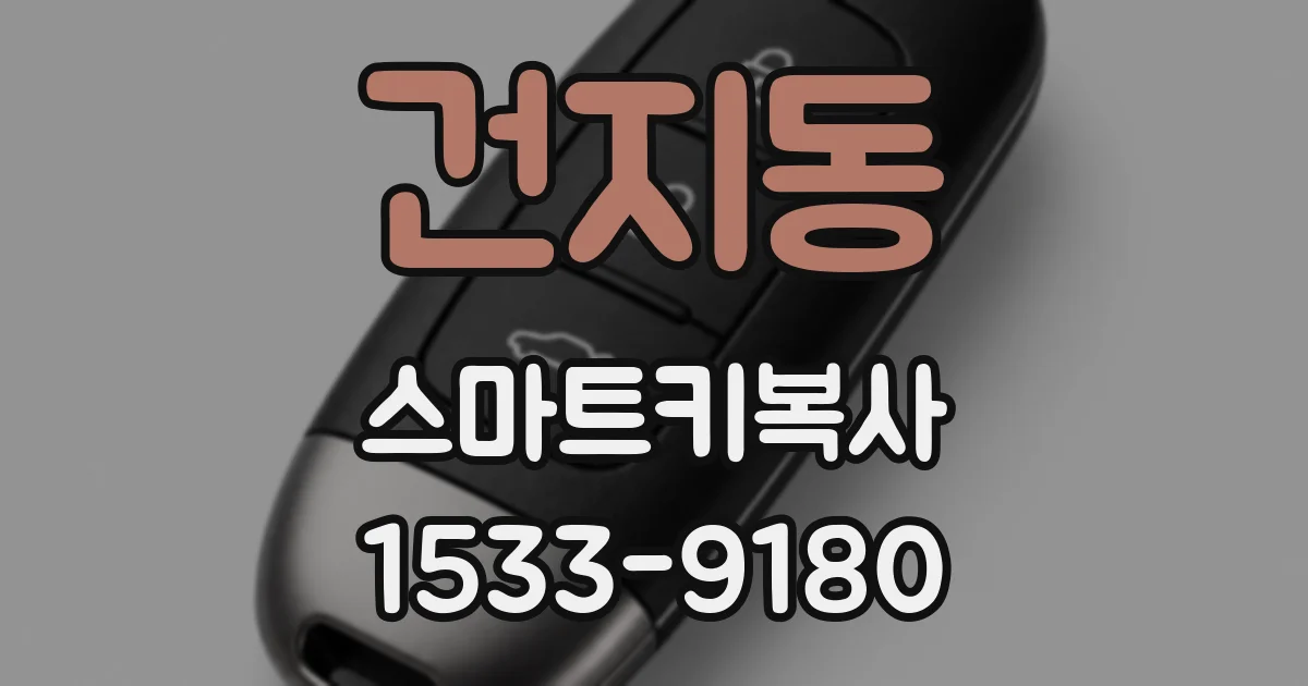 건지동 스마트키복사