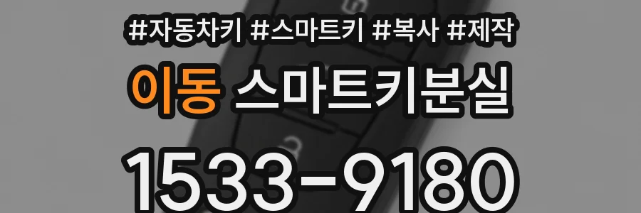 이동 스마트키분실