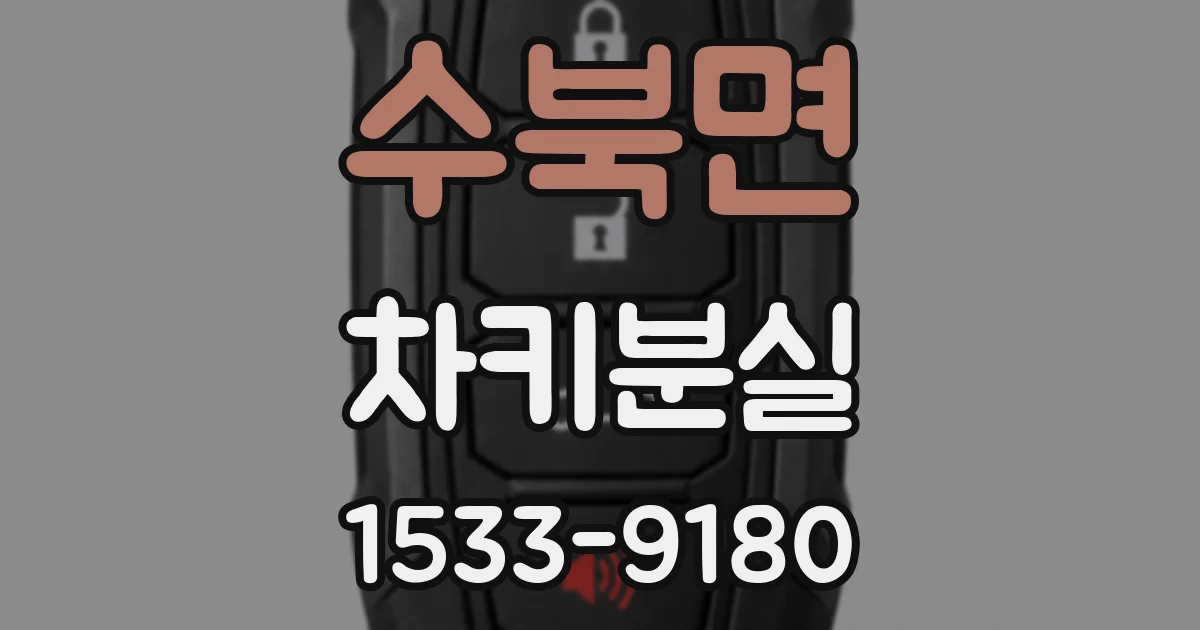 수북면 차키분실