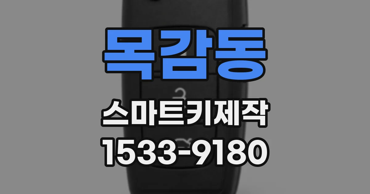 목감동 스마트키제작