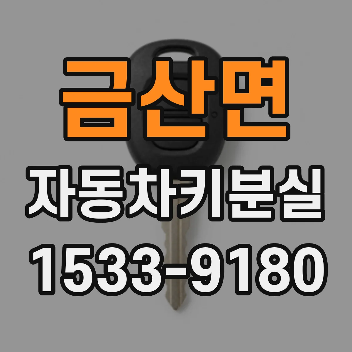 금산면 자동차키분실