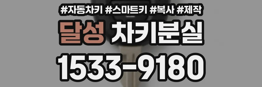 달성 차키분실