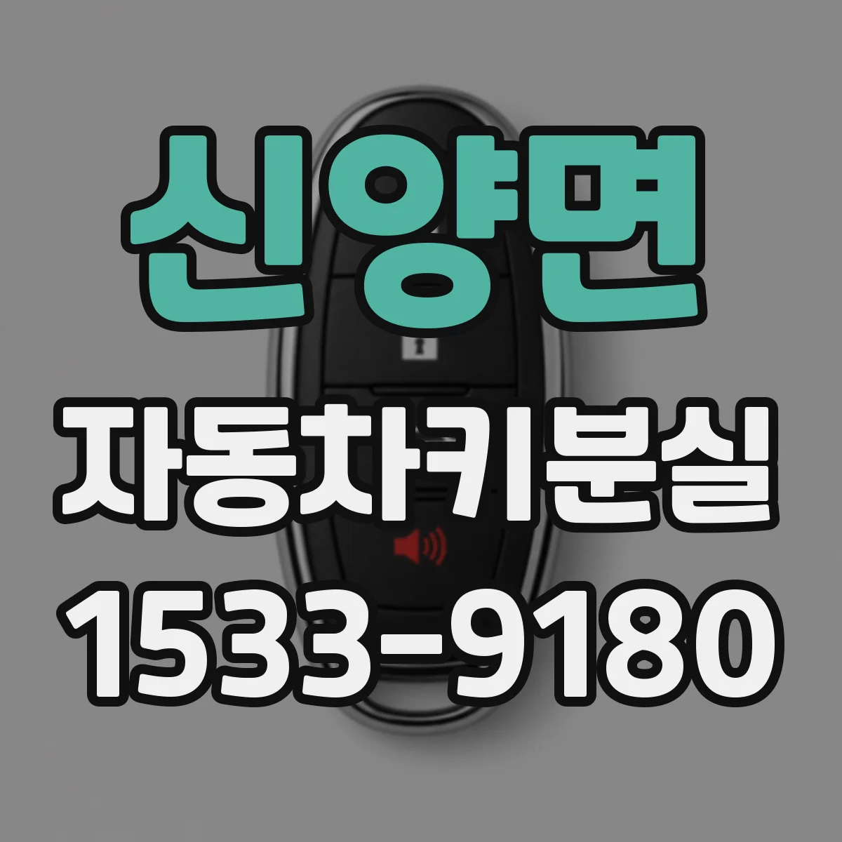 신양면 자동차키분실