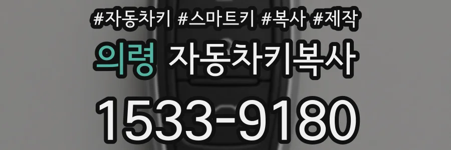 의령 자동차키복사