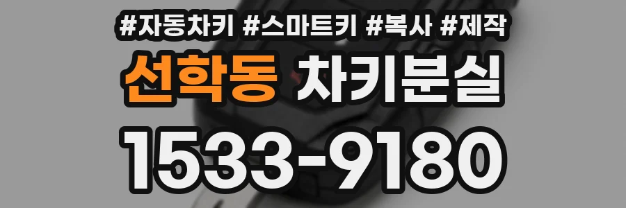 선학동 차키분실