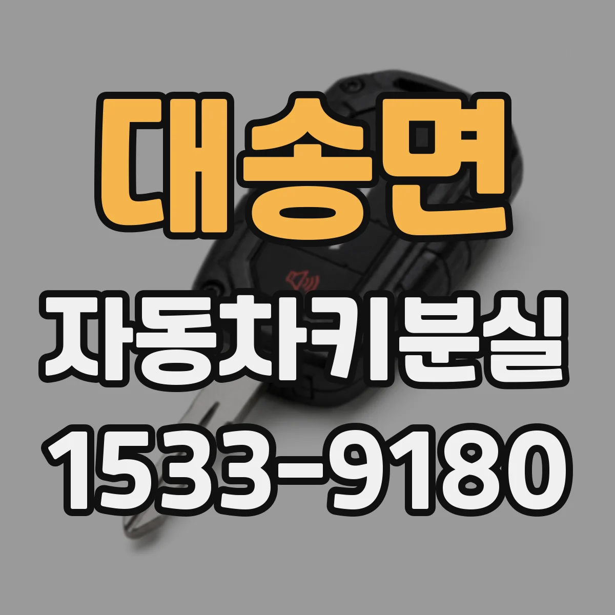 대송면 자동차키분실