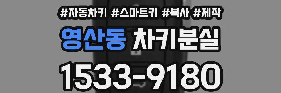 영산동 차키분실