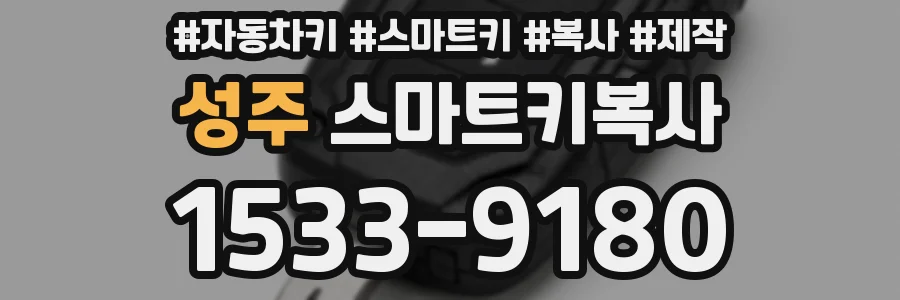성주 스마트키복사