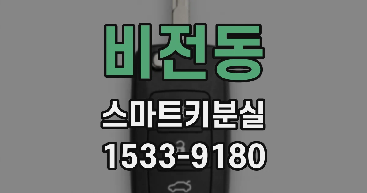 비전동 스마트키분실