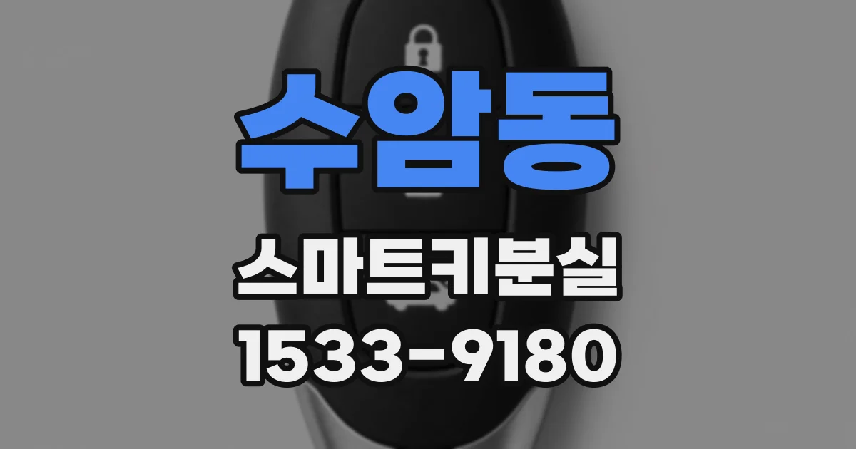 수암동 스마트키분실