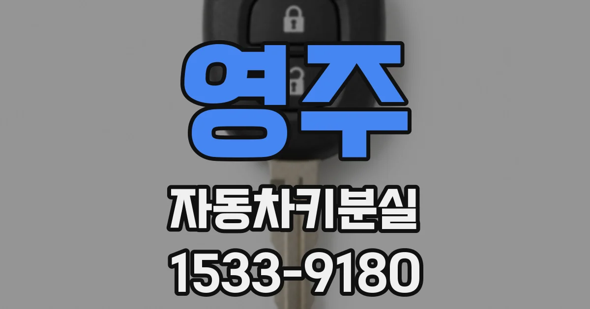 영주 자동차키분실