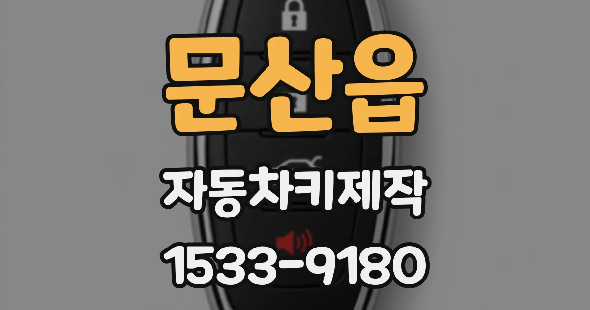 문산읍 자동차키제작