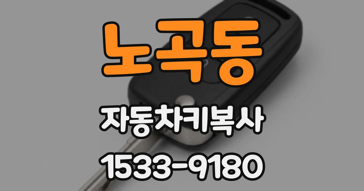 노곡동 자동차키복사