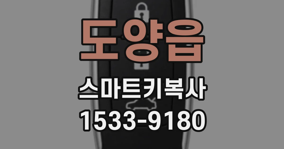 도양읍 스마트키복사
