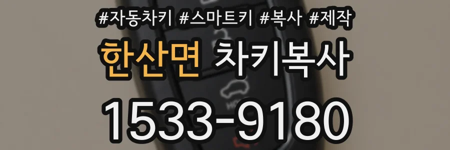 한산면 차키복사