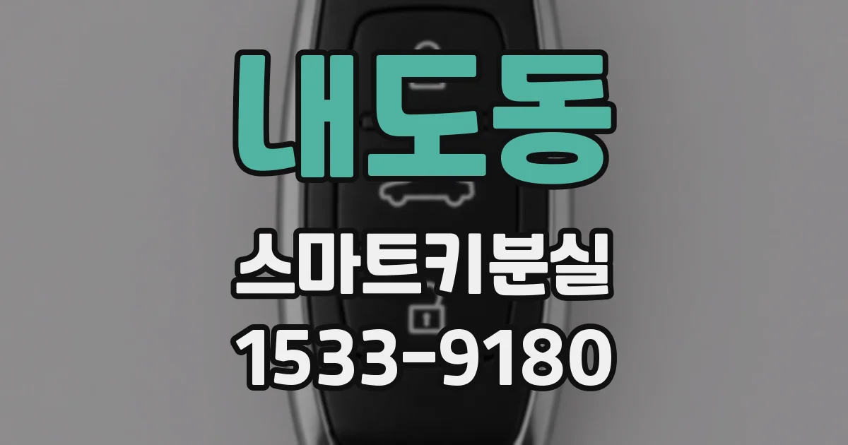 내도동 스마트키분실