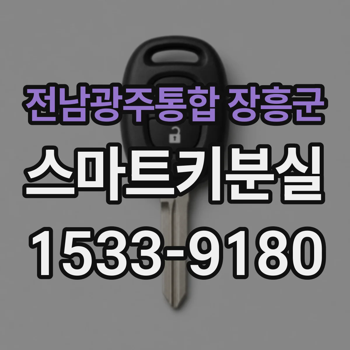 전남광주통합 장흥군 스마트키분실