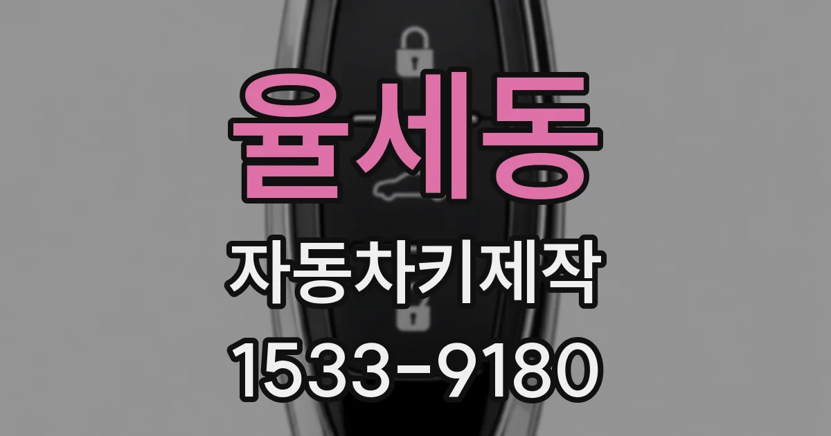 율세동 자동차키제작