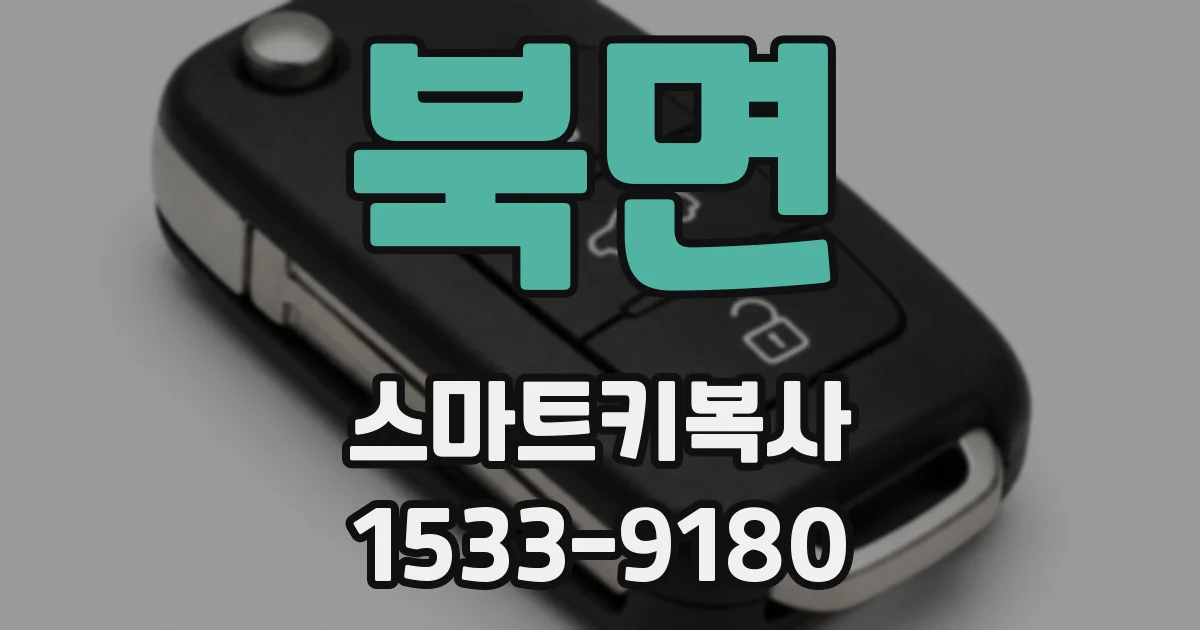 북면 스마트키복사