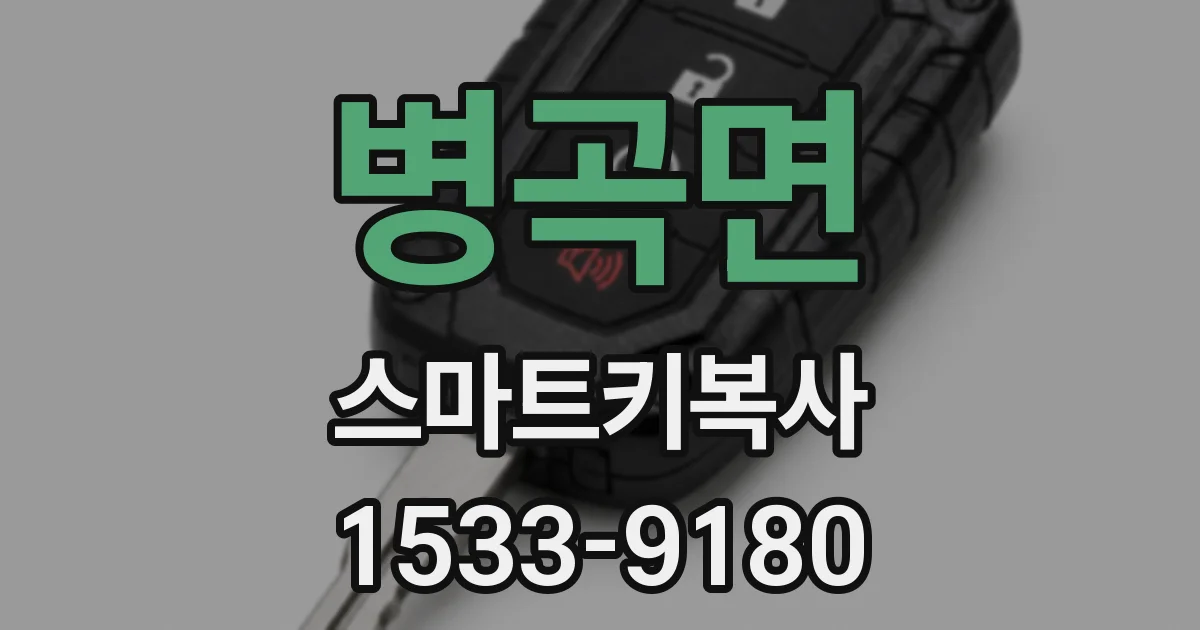 병곡면 스마트키복사