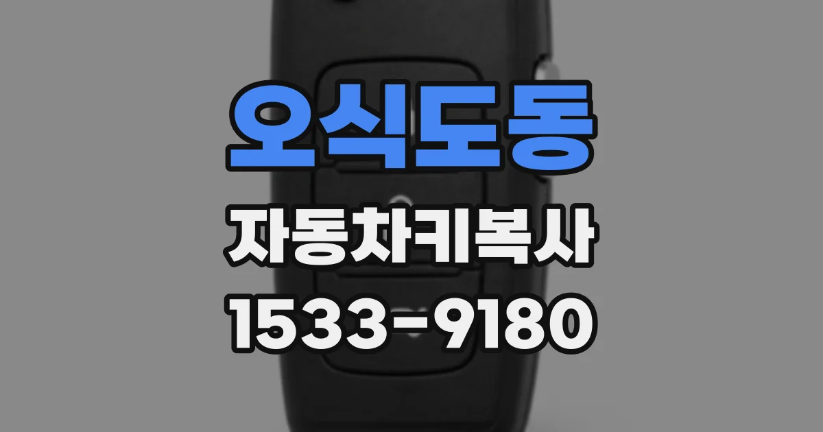 오식도동 자동차키복사