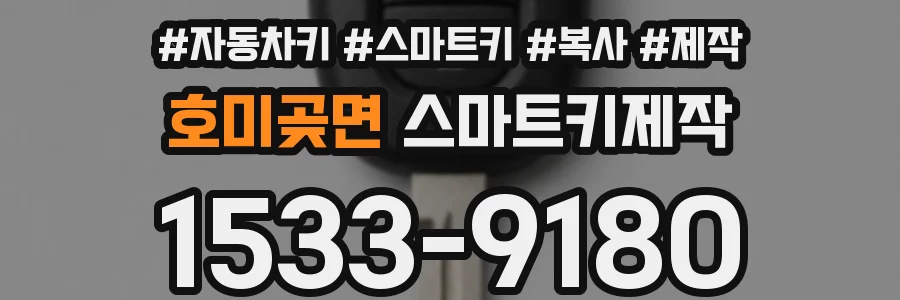 호미곶면 스마트키제작
