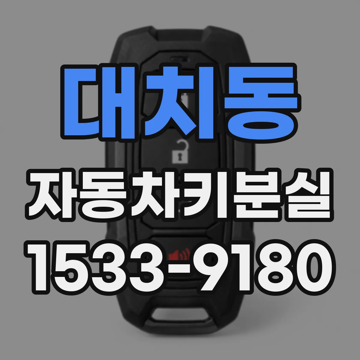 대치동 자동차키분실