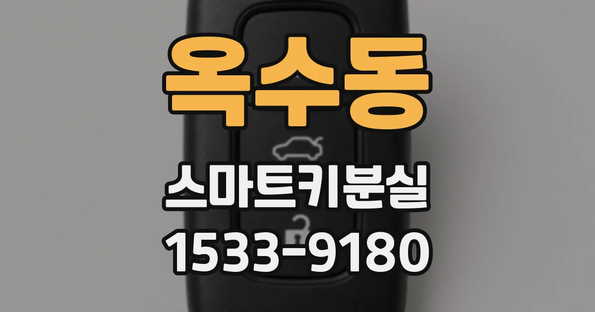 옥수동 스마트키분실